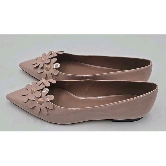 Linea Paolo Womens Sandal Flower Pointed 10 Blush Cottagecore Coquette Flats - Picture 9 of 9